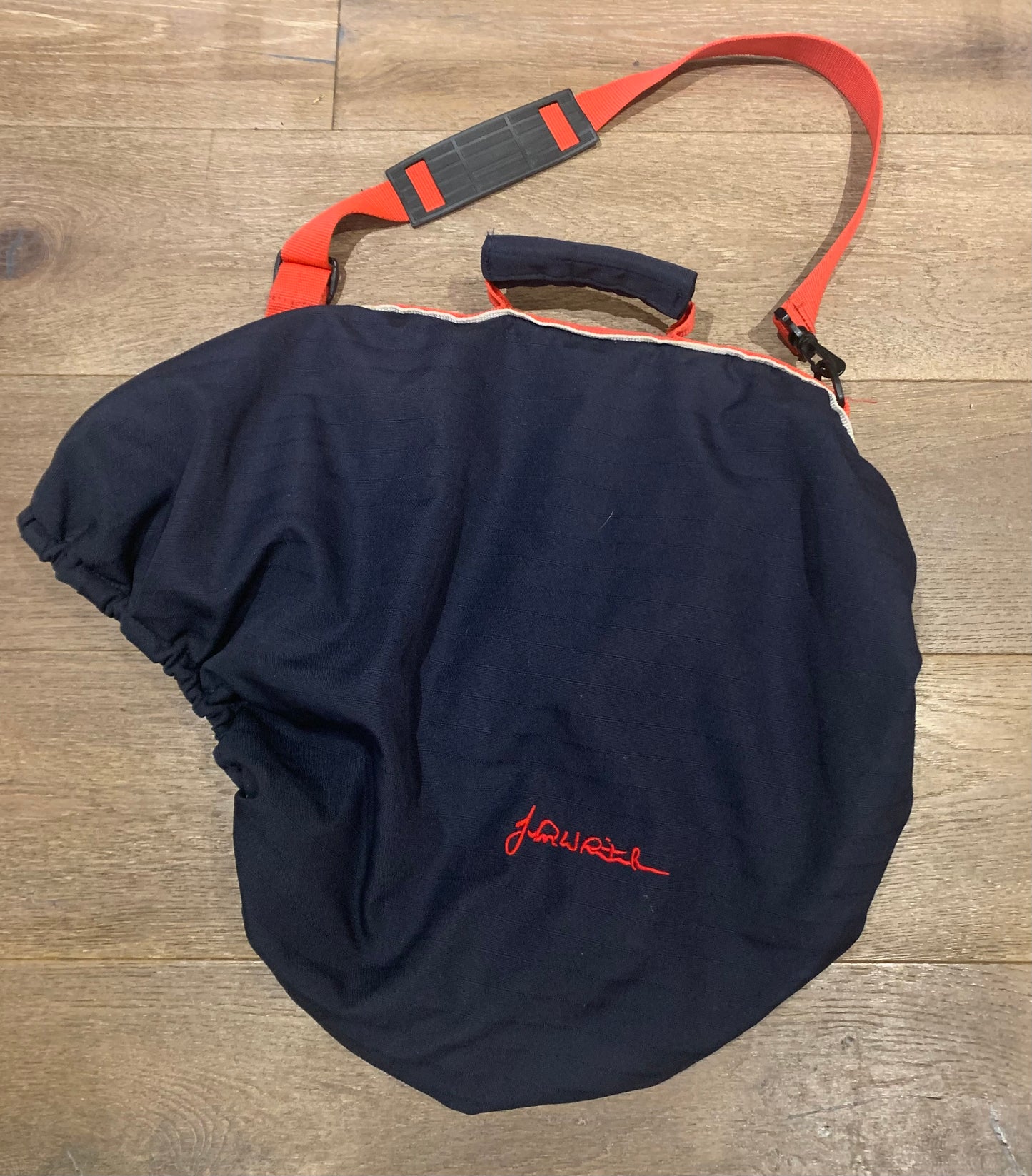 Thick fleece lined John Whitaker saddle carry bag
