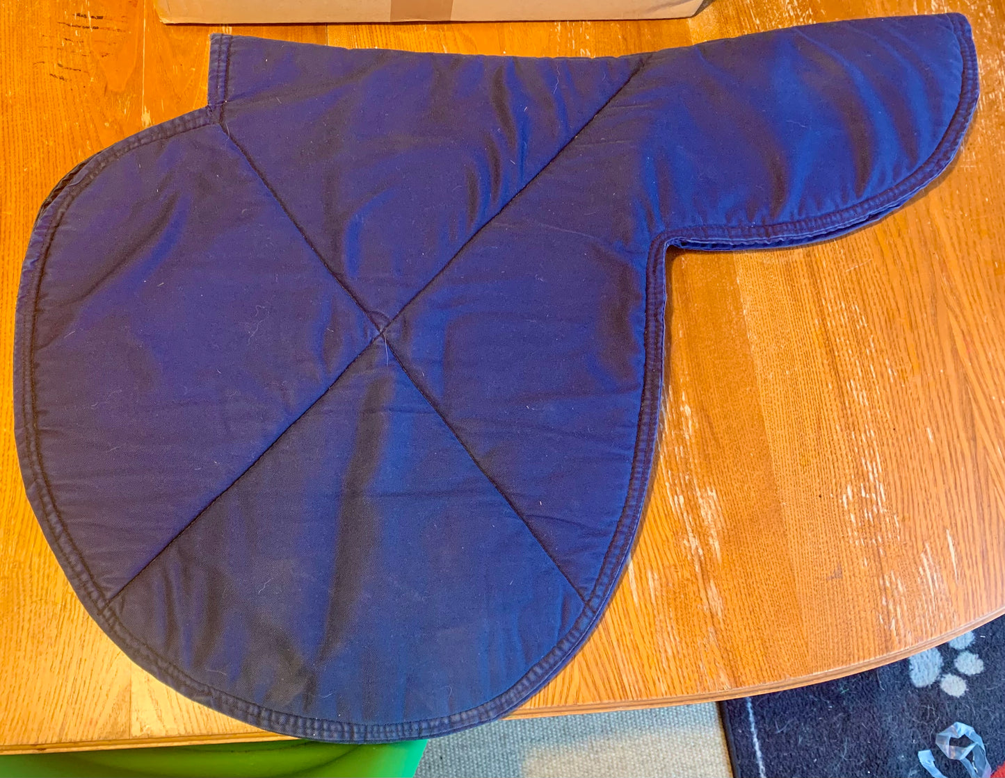 Hi wither/jump numnah dark blue full size