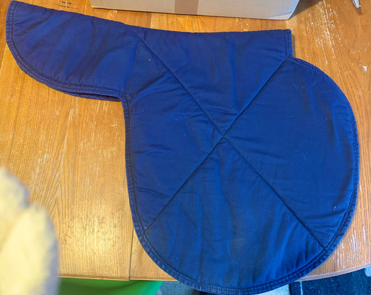 Hi wither/jump numnah dark blue full size
