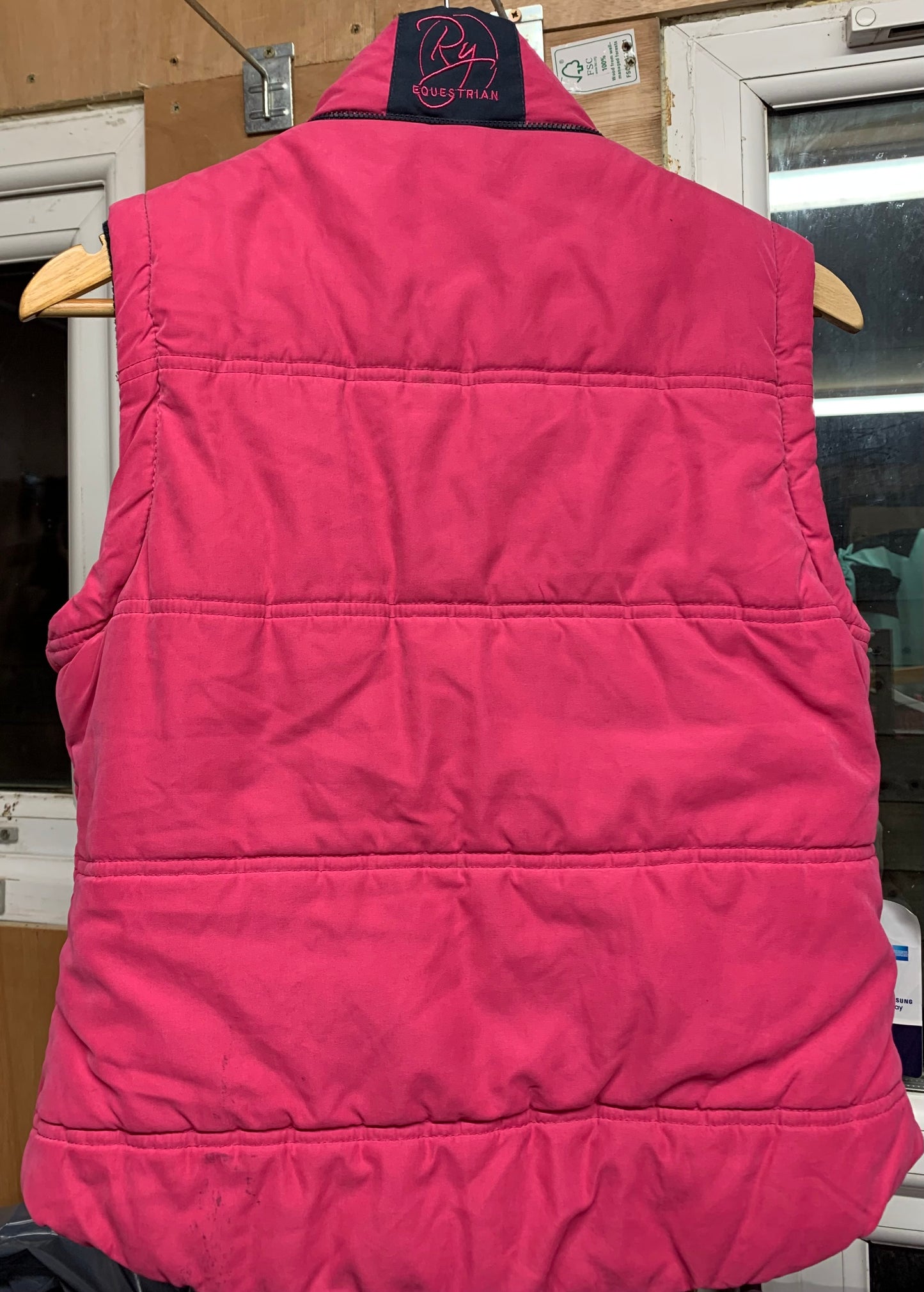 Warm padded fleece lined pink Rydale Gillet age 13 years/adult 8