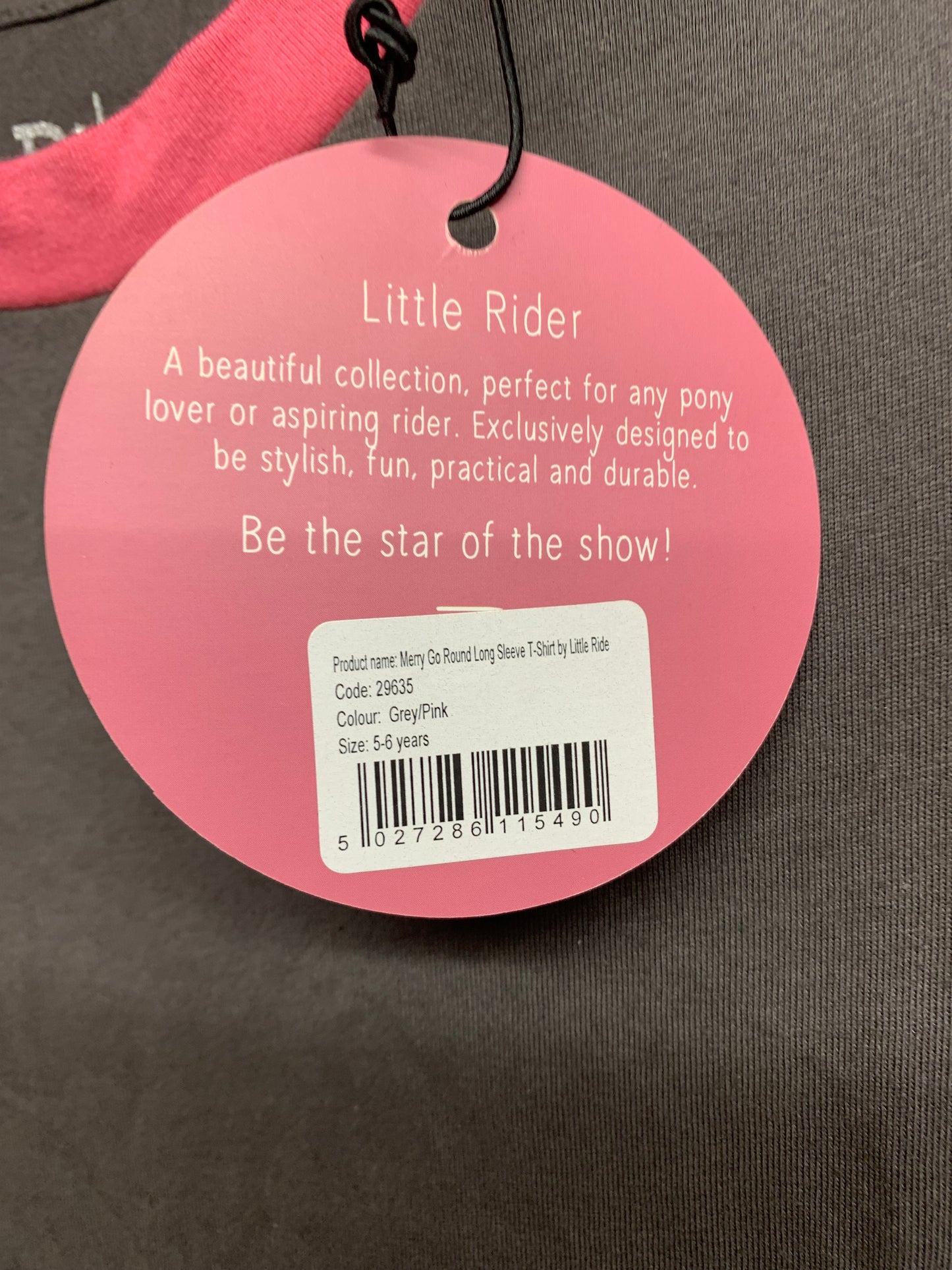 New with tag Little rider Merry Go Round Long Sleeve Children’s Top