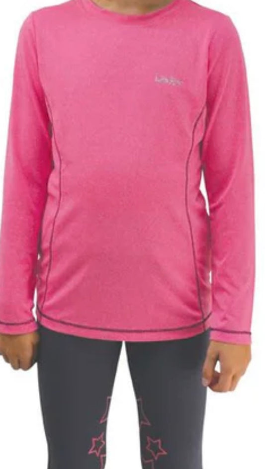 New with tag rose pink little rider base layer age 9-10 years