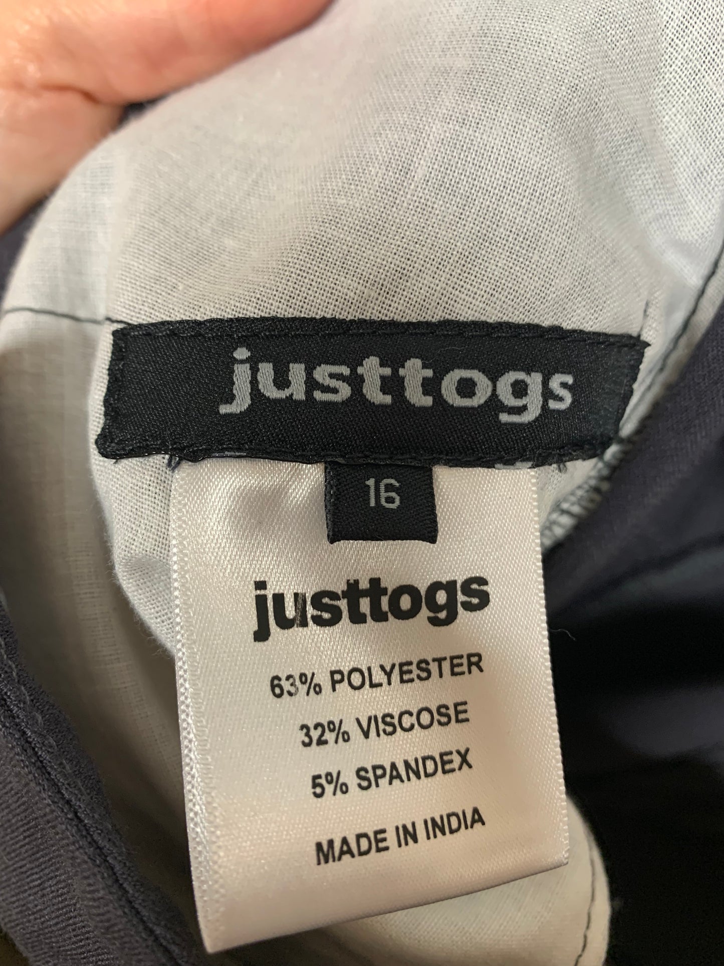 Just togs navy size 16 Glitz breeches