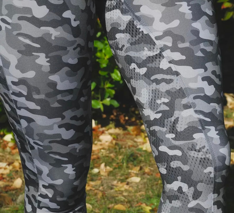 New with tag Rhinegold Full Seat Camo Riding Tights size 8