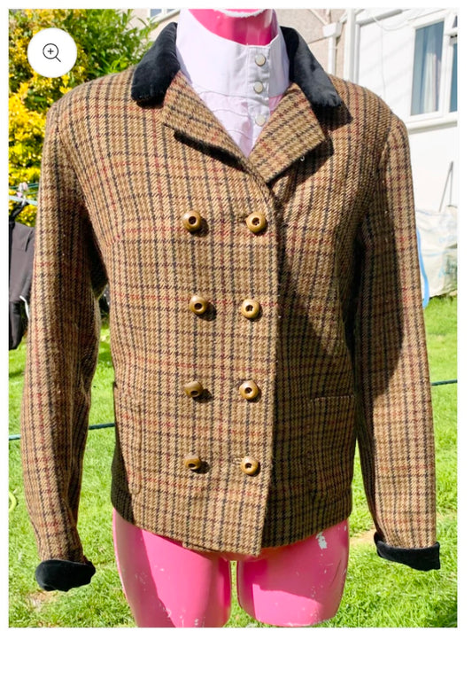tweed leaders/inhand  jacket ladies size 10