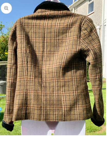 tweed leaders/inhand  jacket ladies size 10