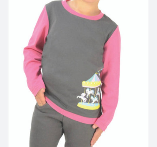 New with tag Little rider Merry Go Round Long Sleeve Children’s Top