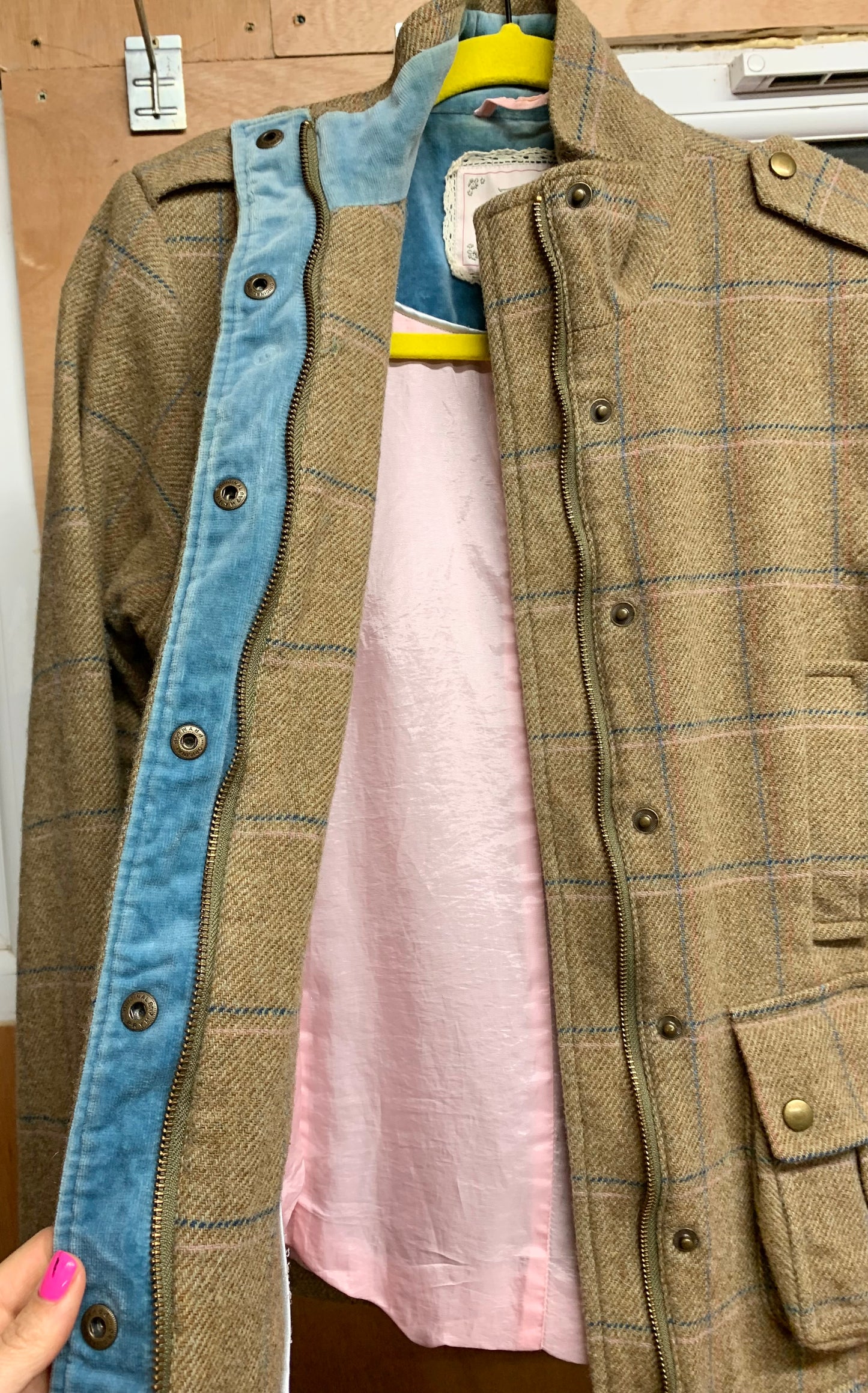 Tottie tweed country jacket size 10