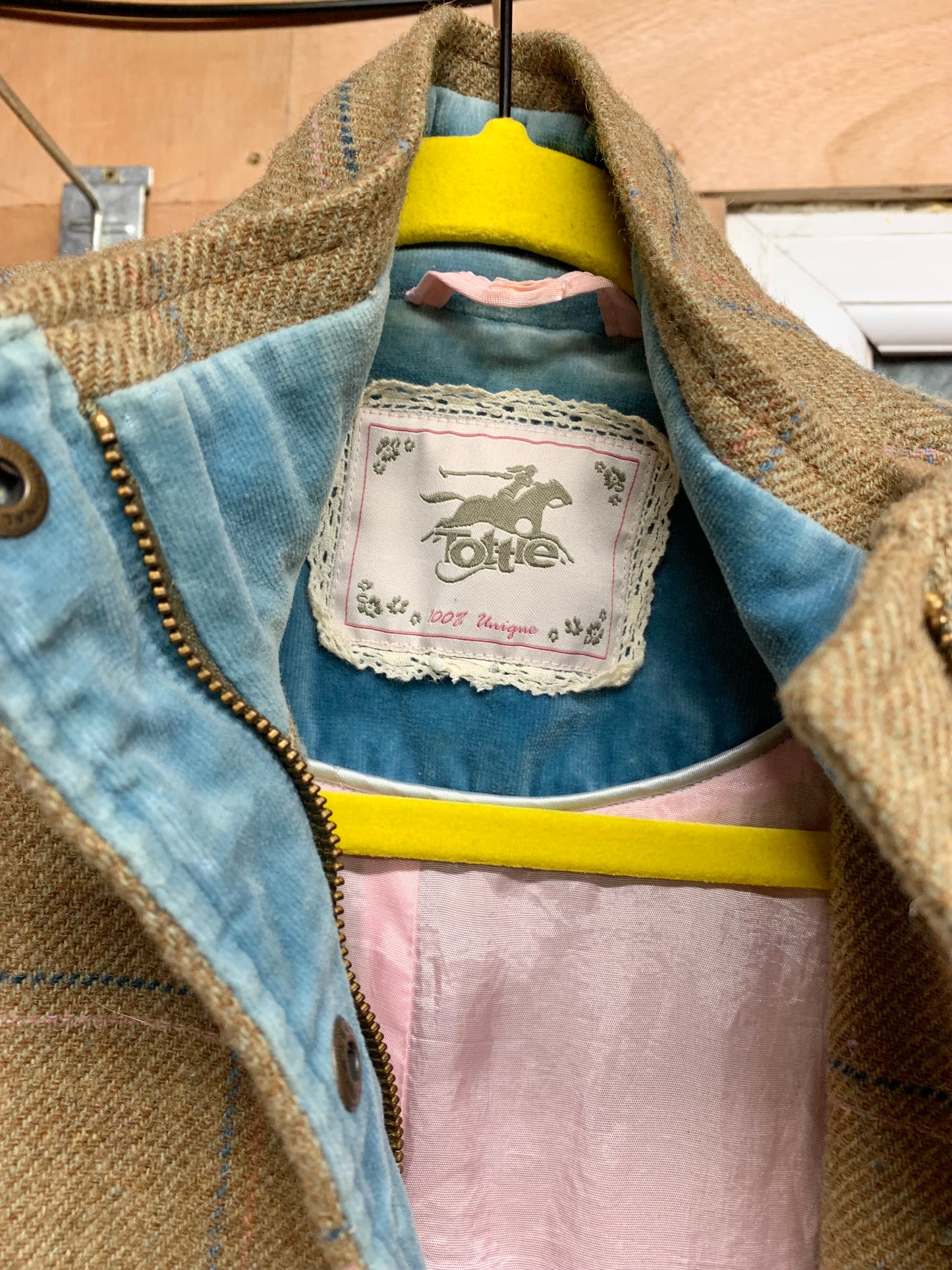 Tottie tweed country jacket size 10