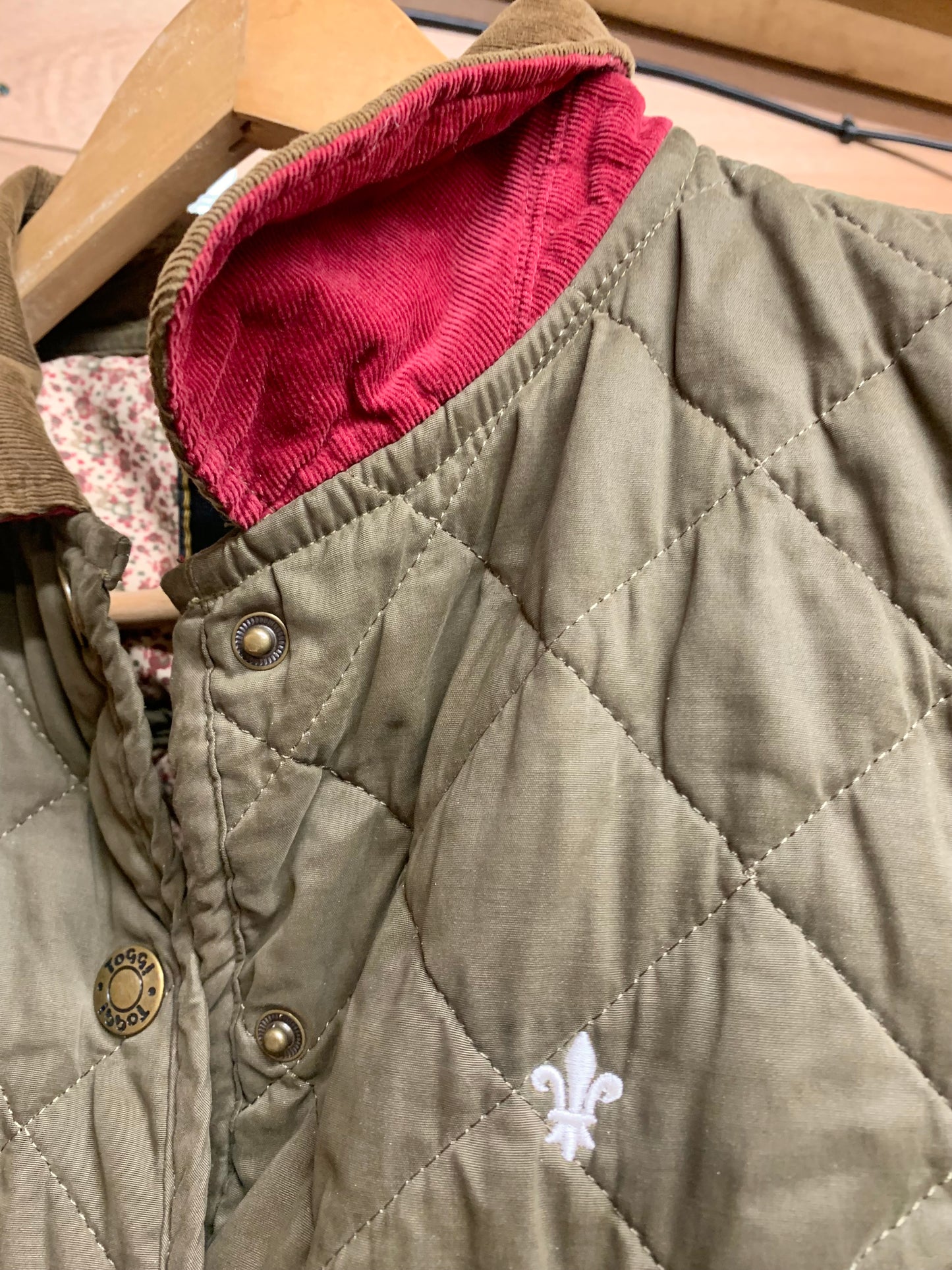 Tottie quilted equestrian country jacket size 10