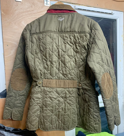 Tottie quilted equestrian country jacket size 10