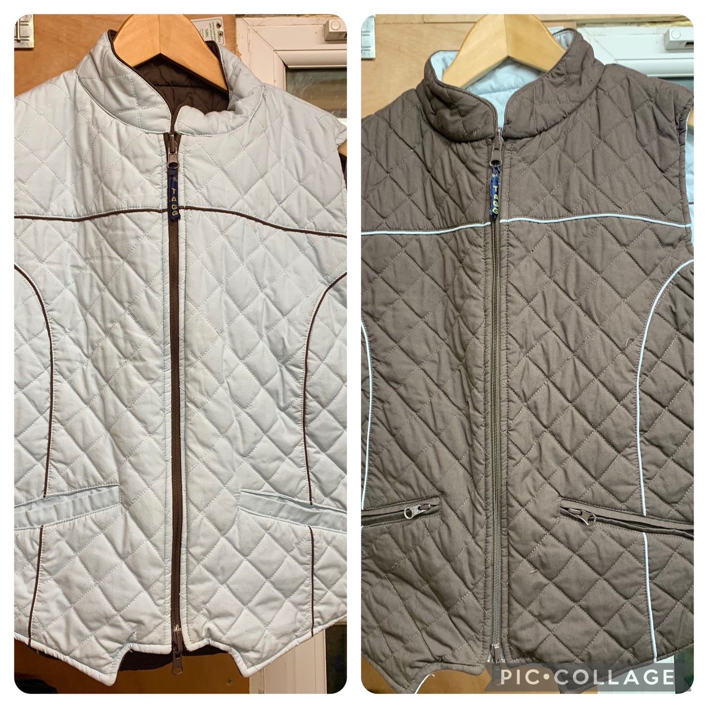 Tagg reversible gilet approx size 12