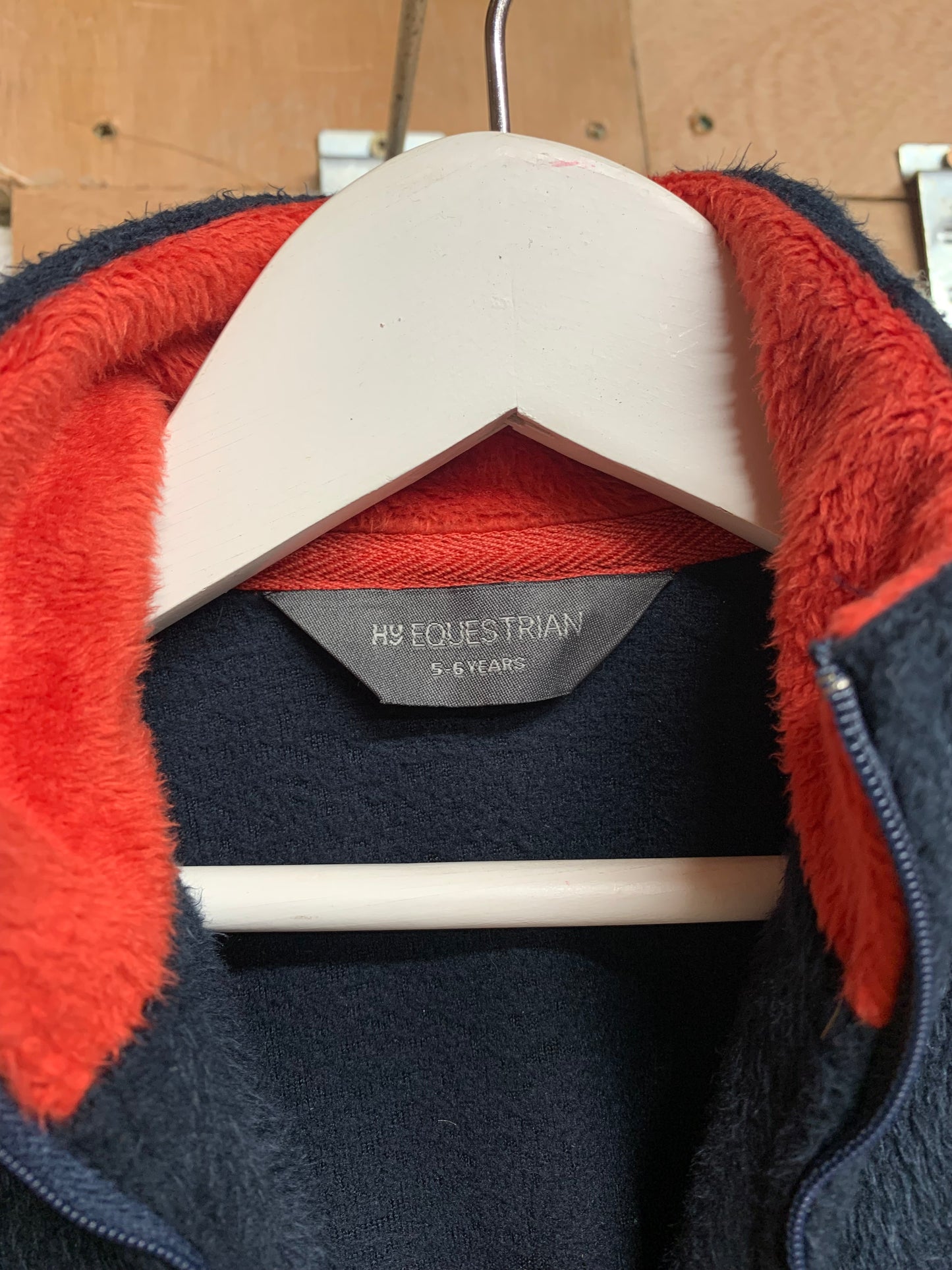 Hy Equestrian Thelwell Collection Children's Soft Fleece - Navy