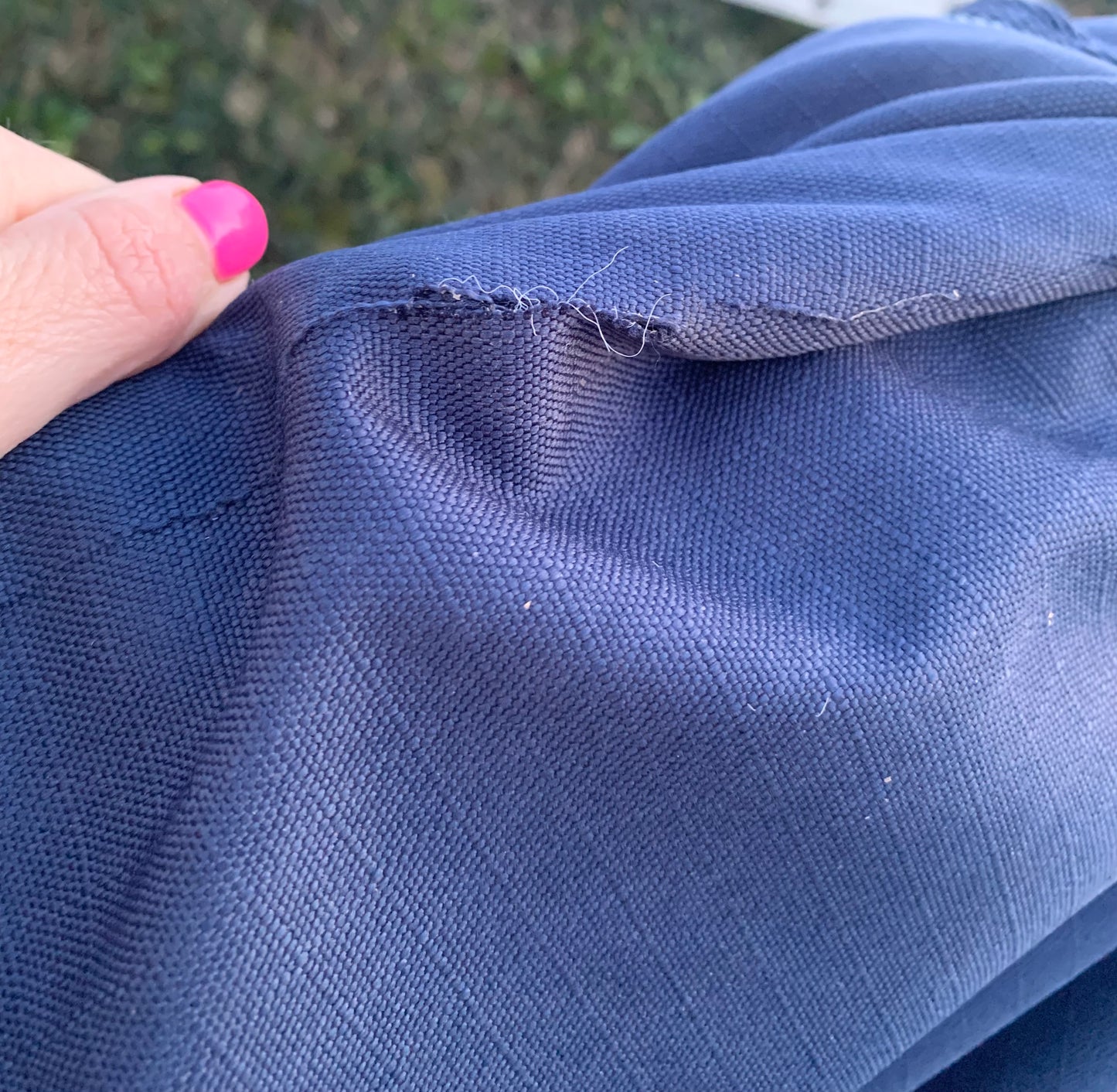 Professionally Washed and reproofed 6’0” Blue combo turnout rug approx 150g