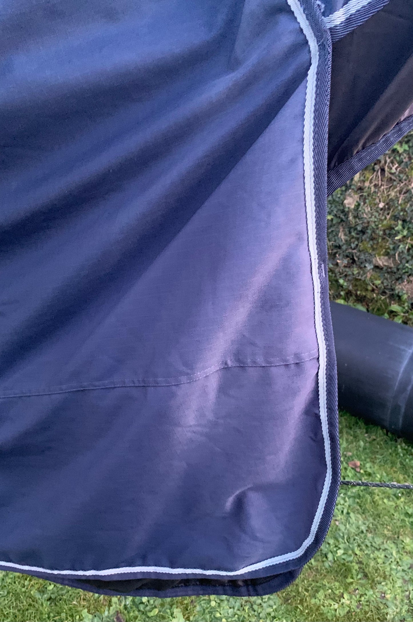 Professionally Washed and reproofed 6’0” Blue combo turnout rug approx 150g