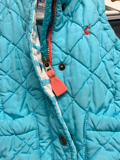Blue joules childrens quilted blue gilet 3 years