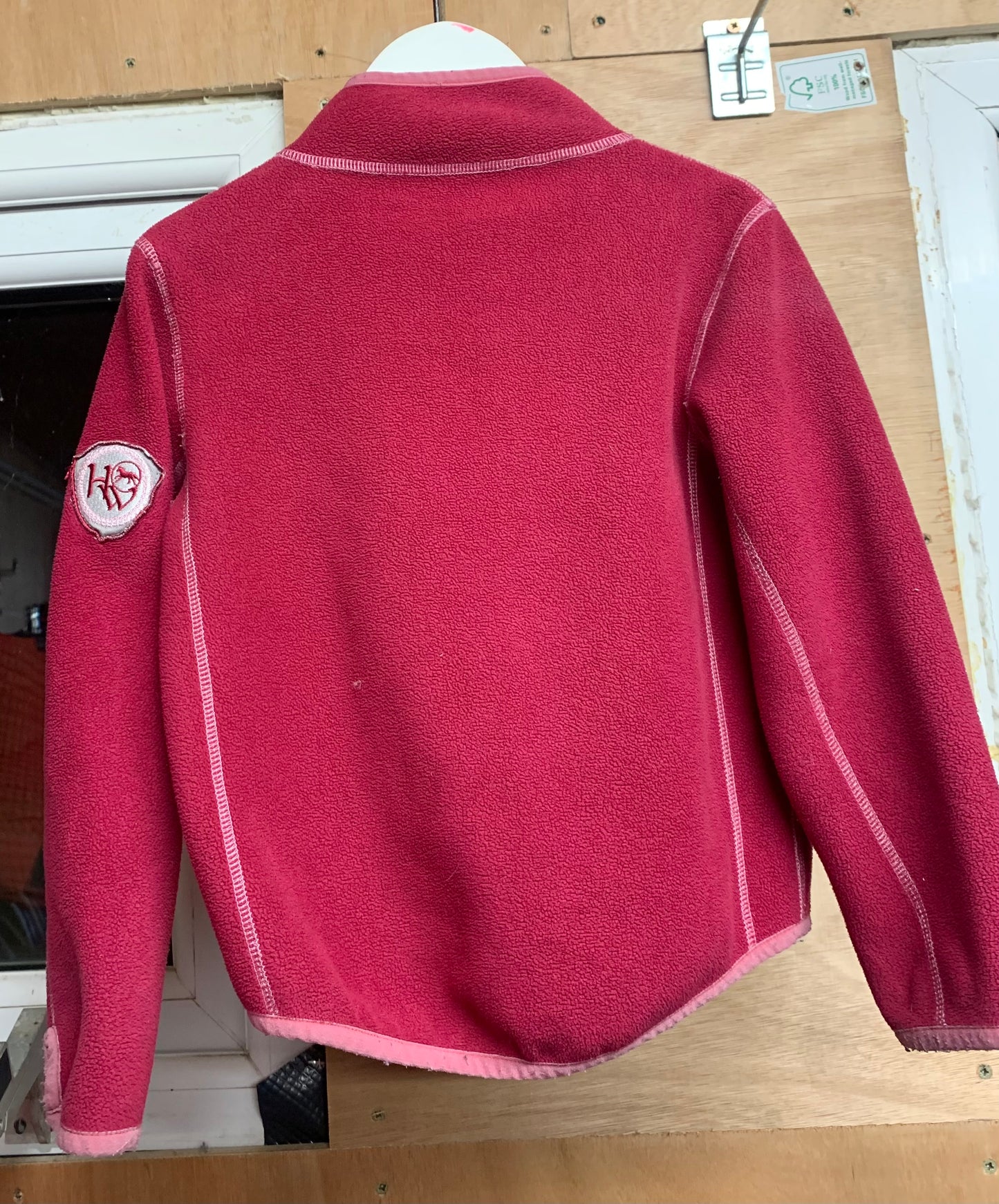 Kids pink  Horseware zip up fleece jacket 3-4 years