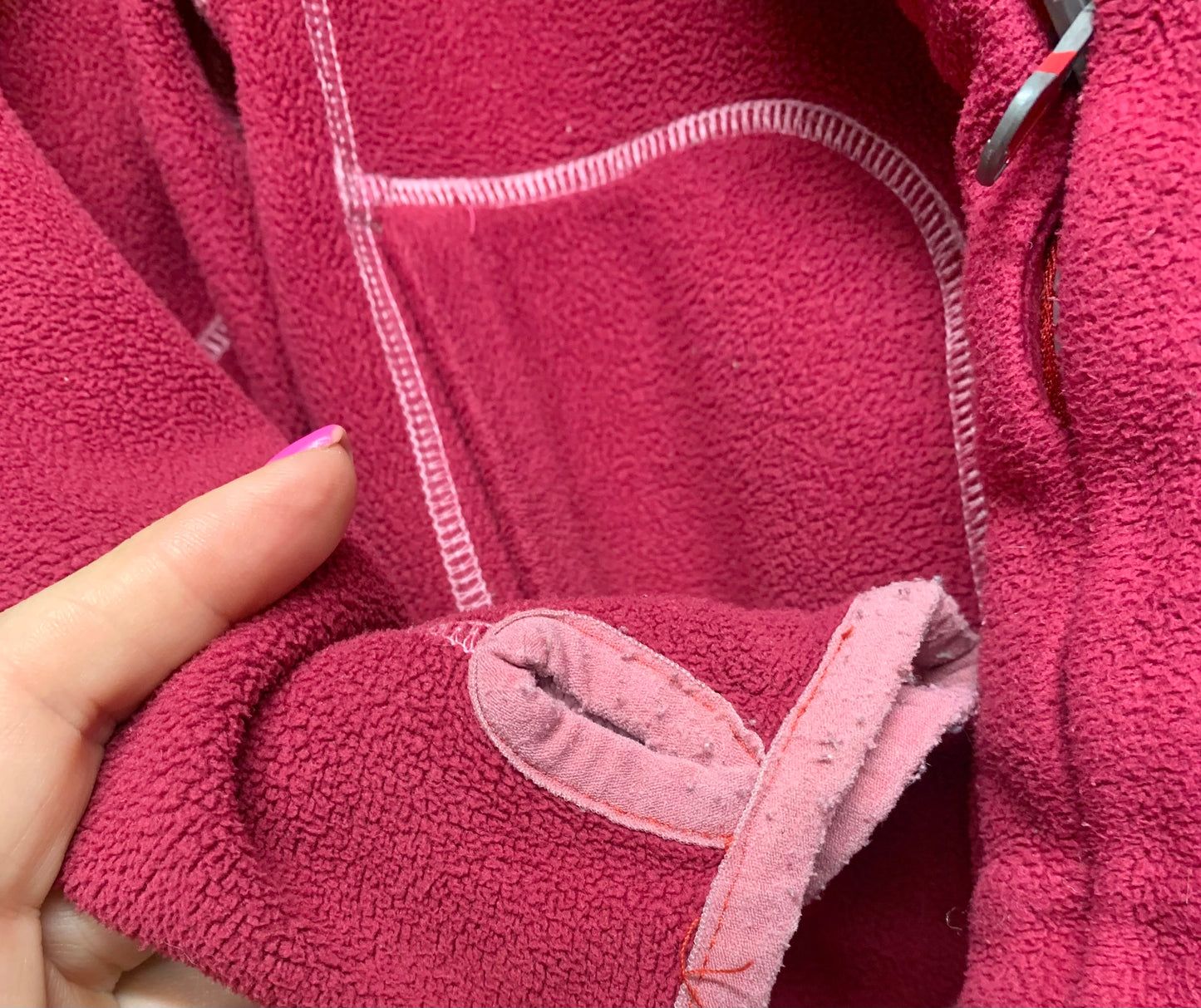 Kids pink  Horseware zip up fleece jacket 3-4 years