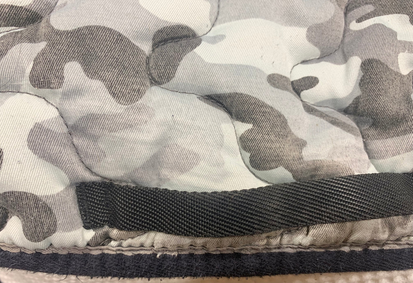 Grey equi-theme Camouflage Saddle Pad  Full Size