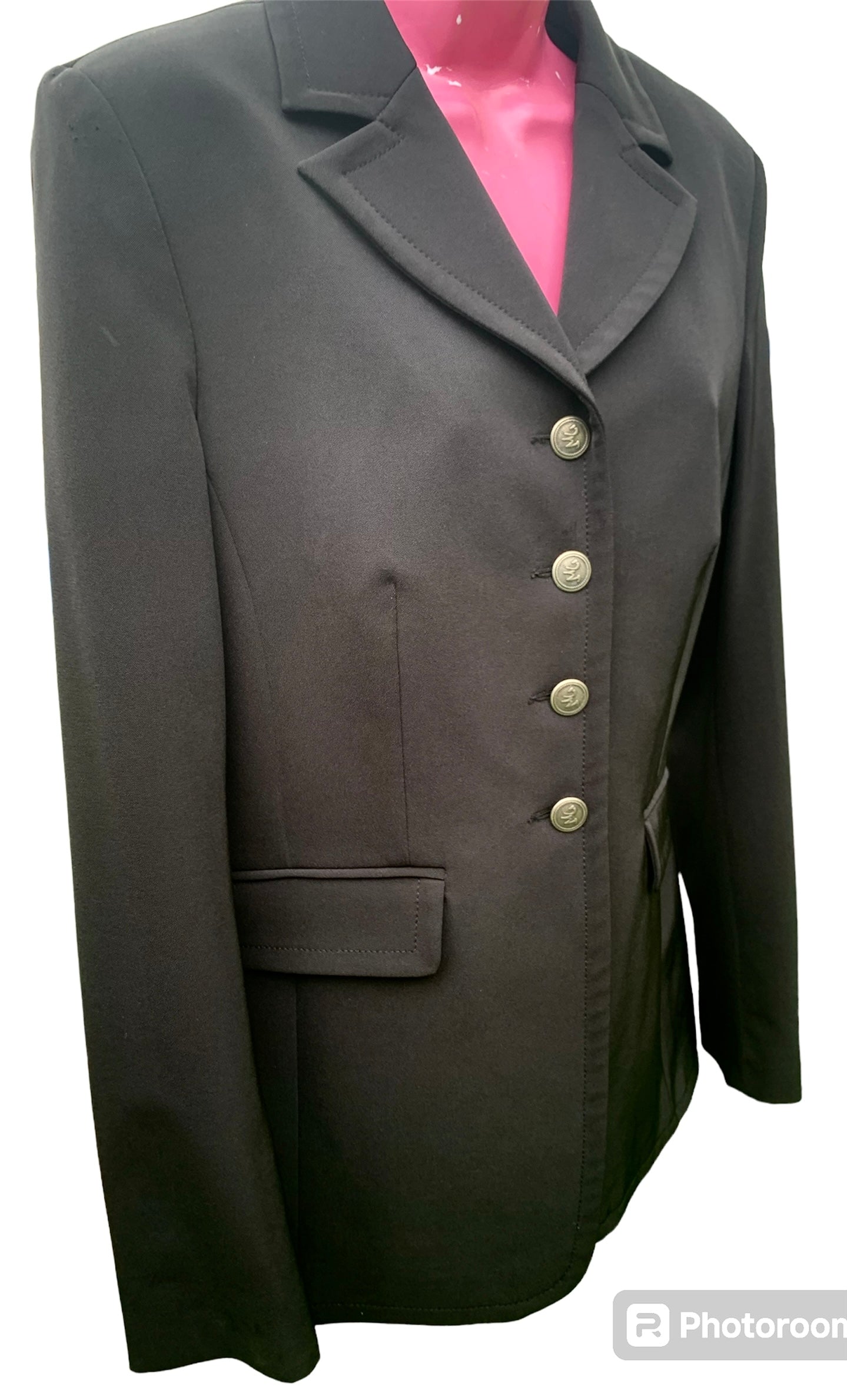 Isabell werth size 14 black show jacket