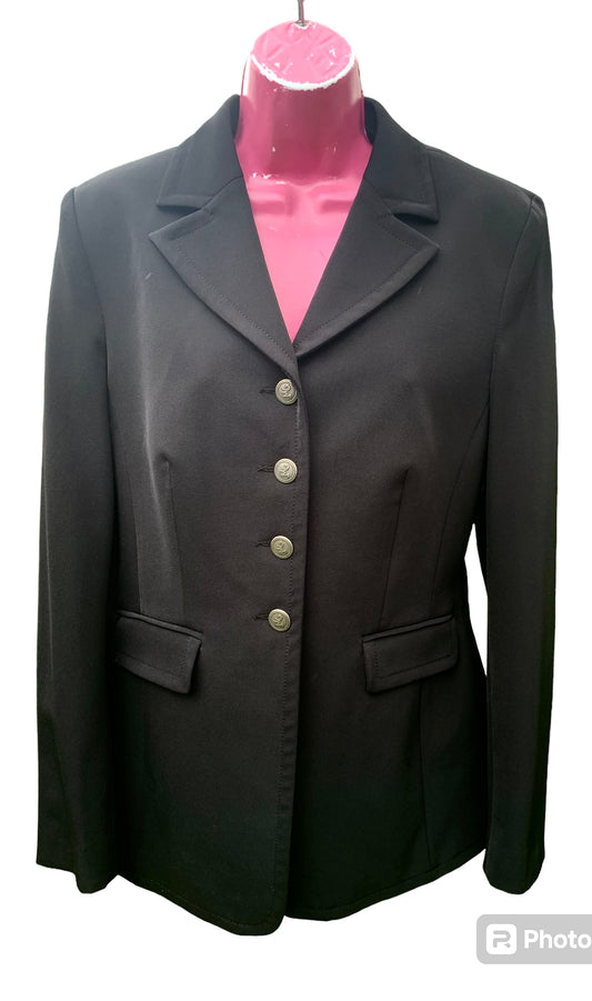 Isabell werth size 14 black show jacket