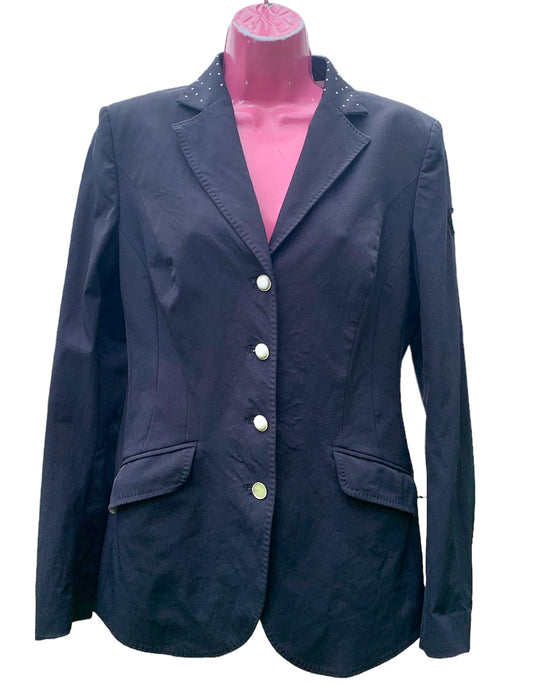 Dark blue cavallo cannes show jacket size 14 (small fitting)