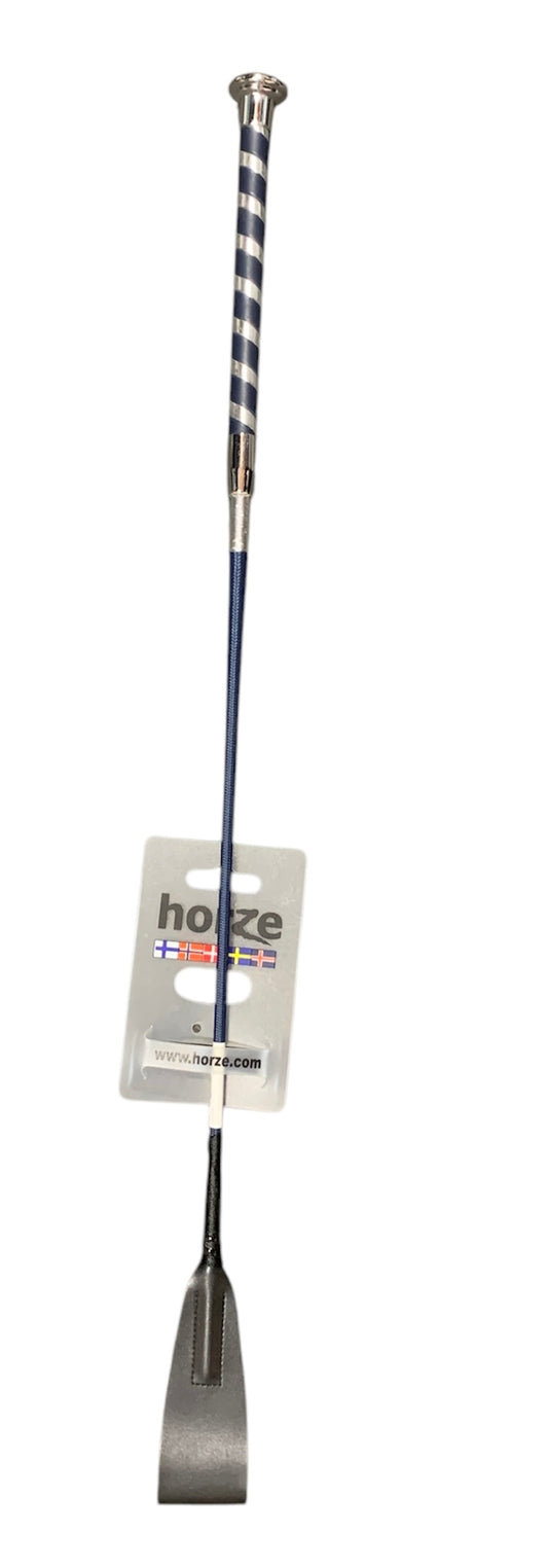 New navy and silver whip by Horze
